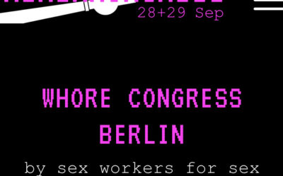 TAMPEP in action in Whore Congress, Berlin: presentation on migration and sex wo…
