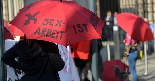 Demonstrators protest against the sex purchase prohibition in Hamburg | TAMPEP