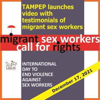 To mark the International Day to End Violence against Sex Workers, December 17th…