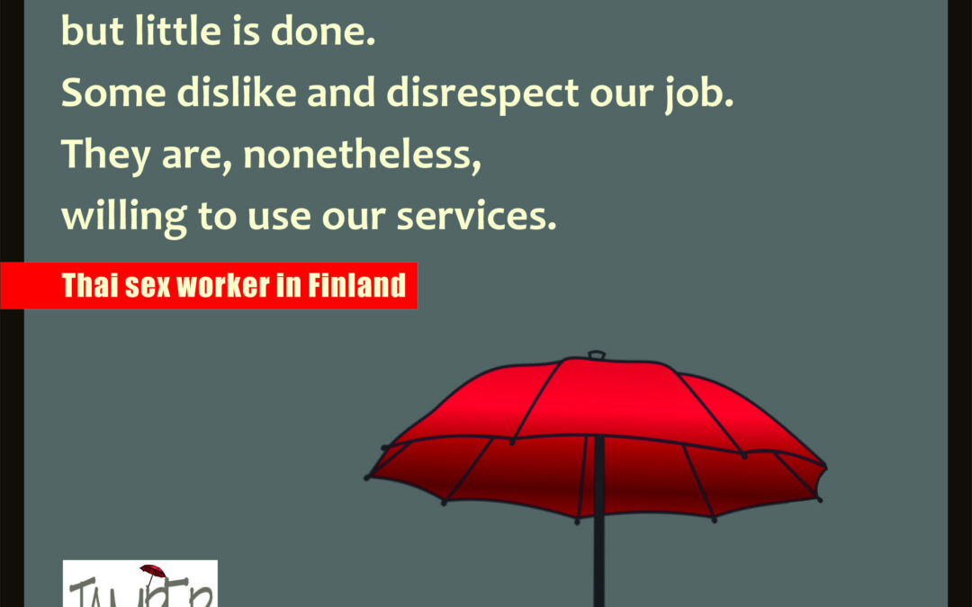 Statement 5. Thai sex worker in Finland
