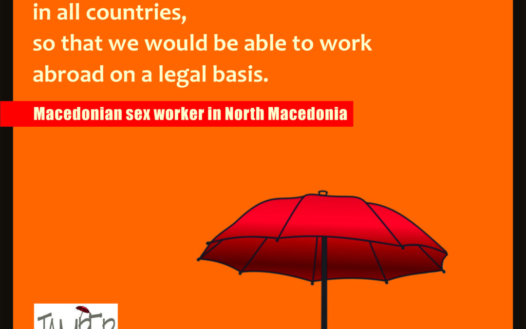 Statement 6. Macedonian sex worker in North Macedonia