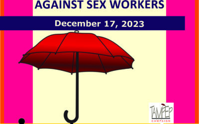 INTERNATIONAL DAY TO END VIOLENCE AGAINST SEX WORKERS